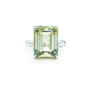 Tiffany Sparklers praseolite cocktail ring in sterling silver - The Great Gatsby collection.PNG